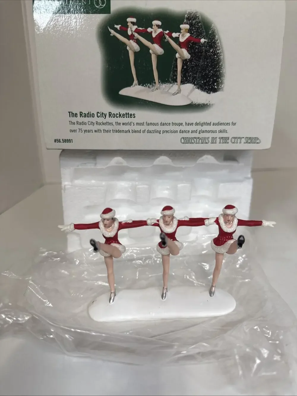 Department 56 Christmas in the City Figurine in box THE RADIO CITY ROCKETTES